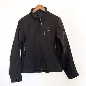 Sierra Designs lightweight black zip up outdoor jacket size medium